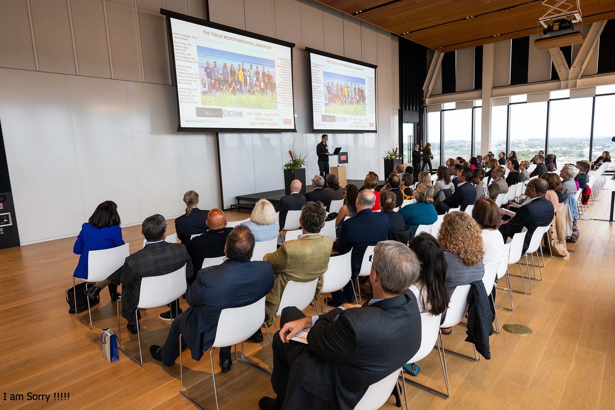 People listening to a lecture